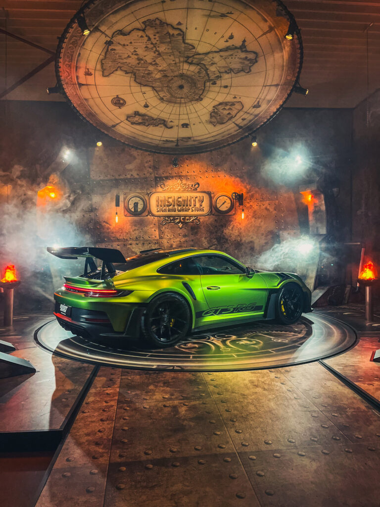 Porsche gt3rs matte viper green